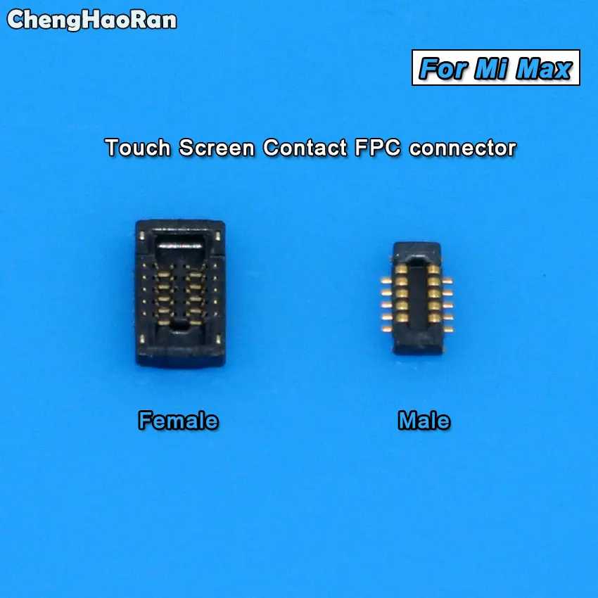 ChengHaoRan сенсорный экран разъем FPC FFC порт Разъем для отпечатков пальцев на материнской плате/гибкий кабель для Xiaomi Max/Redmi 3S Note 4