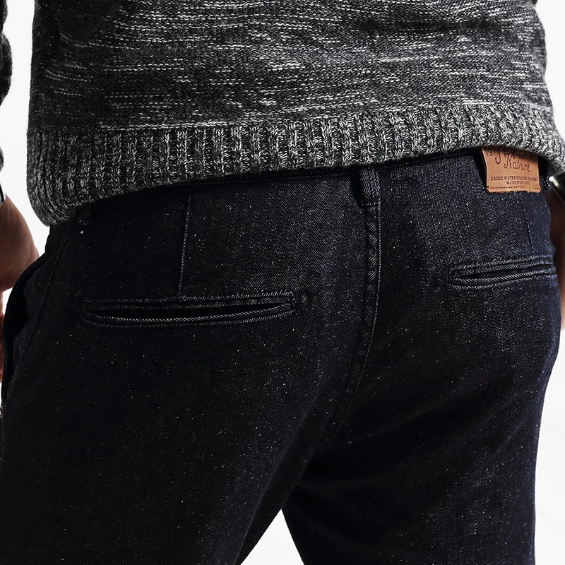 SIMWOOD новые 2019 весенние джинсы Для мужчин Винтаж джинсовые штаны Повседневное