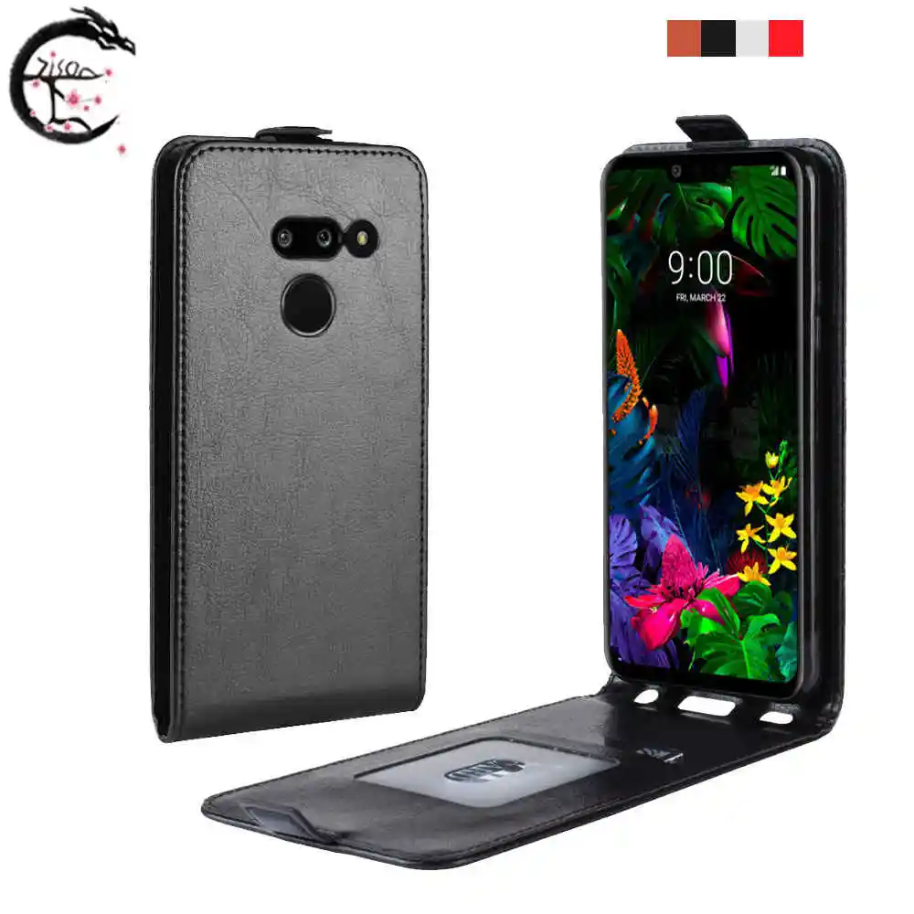 Чехол из искусственной кожи с откидной крышкой для LG G7 / fit G8 ThinQ чехол телефона