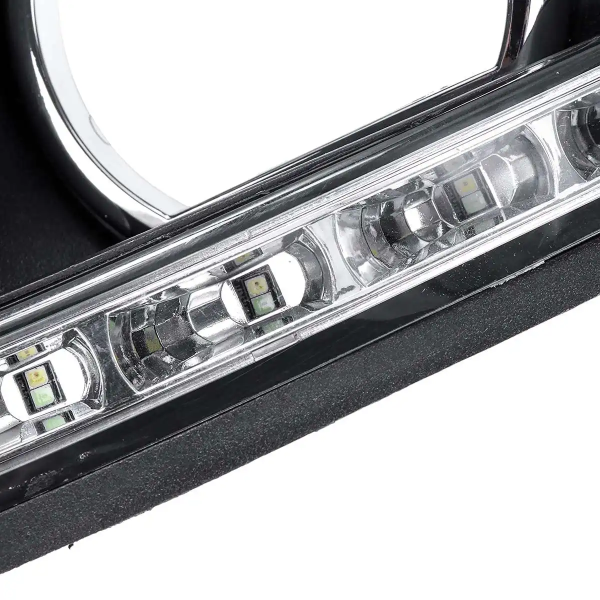 Led Drl для Ford Focus mk2 2 2008 2009 2010 2011 2012 2013 дневной ходовой светильник передний бампер противотуманная фара Дневной светильник головной светильник