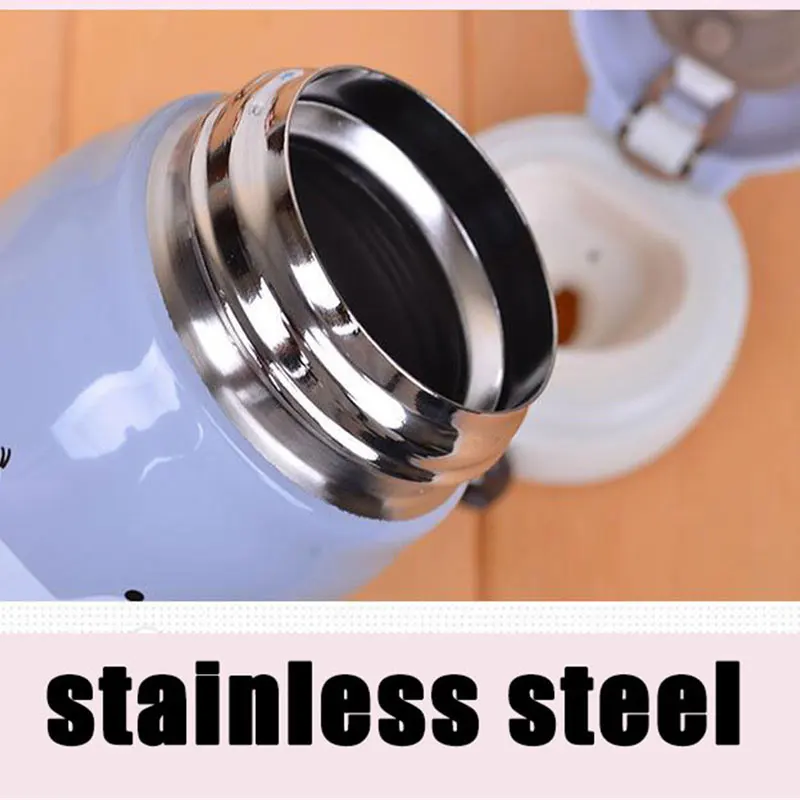 Термос Transhome бутылка из нержавеющей стали 350 мл милые Мультяшные животные