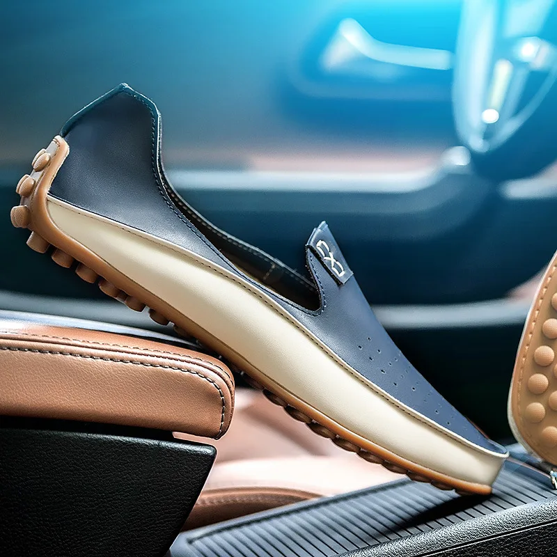2018 Men's Non-Leather Casual Shoes Man Leisure Loafers Synthetic Breathable Soft Bottom Fashion Classics Style Factory Direct | Обувь