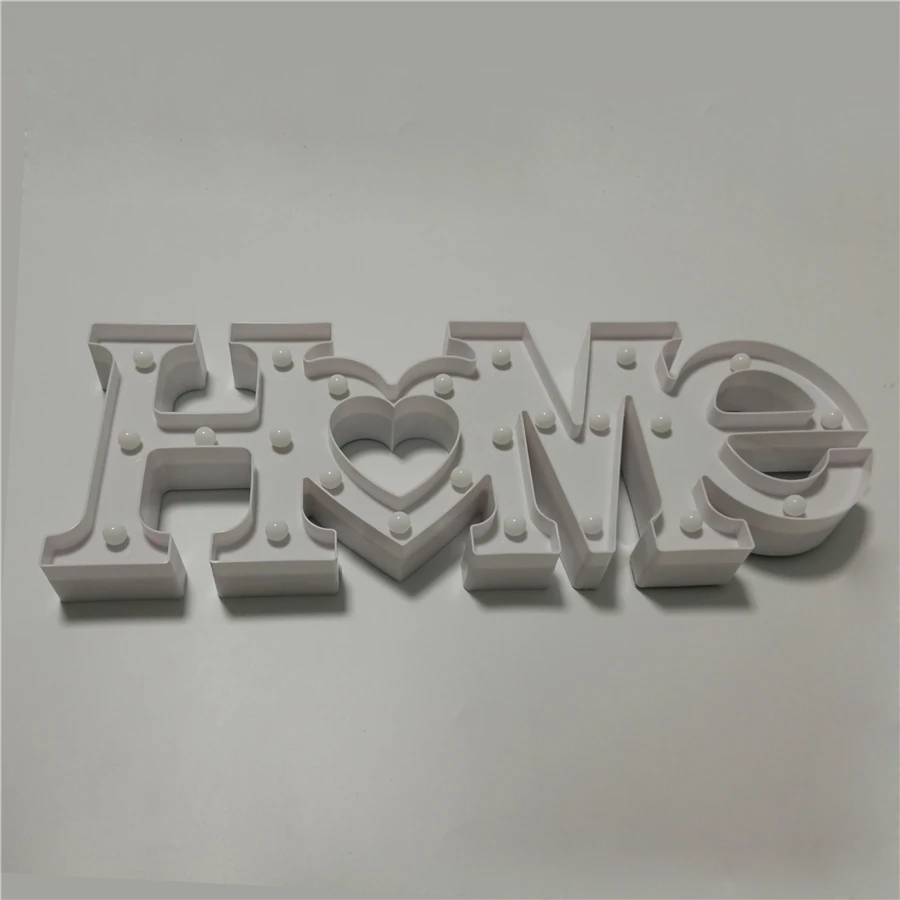 Светодиодный настенный светильник с буквами сердечки для спальни свадьбы дня