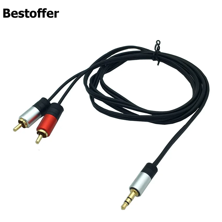 3 5 мм Aux до 2RCA Y сплиттер стерео аудио кабель мужской тип OFC проводник высокая