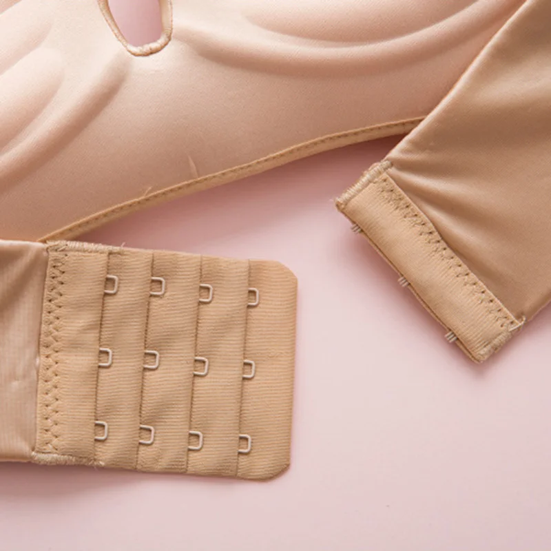 Женский кружевной бюстгальтер пуш-ап без косточек со съемными бретелями |