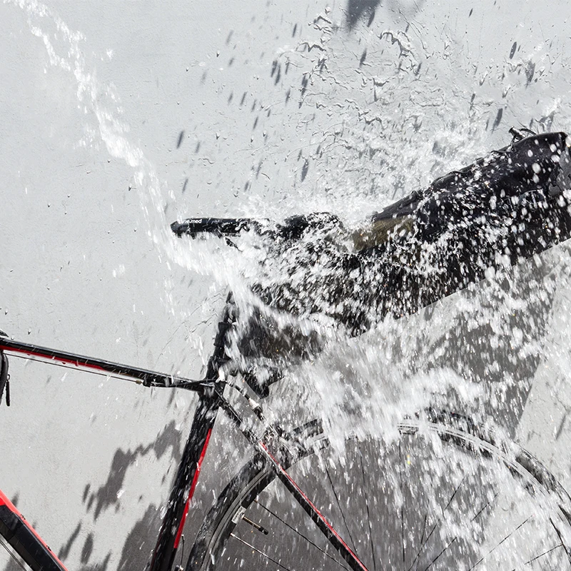 ROCKBROS велосипедная водонепроницаемая сумка складная на заднее сиденье MTB рюкзак