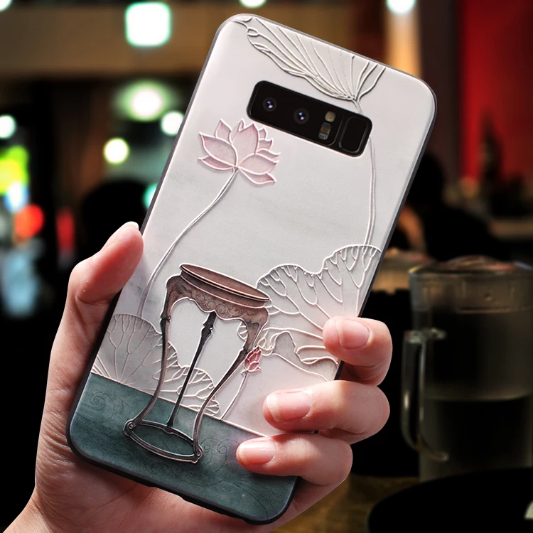3D Emboss Coque Cases For Samsung Galaxy A51 J7 J3 J5 Prime A3 A5 J4 J6 J8 A6 A8 S7 S8 S9 Plus A7 2018 2016 2017 Note 8 9 Case | Мобильные