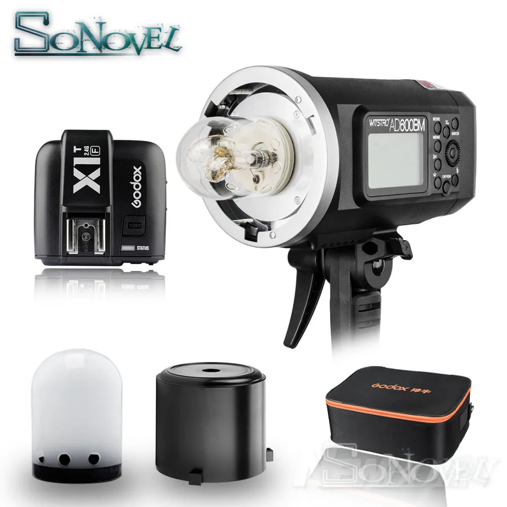Вспышка Godox AD600BM 2 4G HSS с креплением Bowen GN87 и фотовспышкой для фотовспышки Fuji