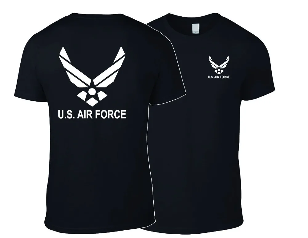 

2019 New Arrival Men'S Fashion USAF US AIR FORCE Black t-shirt size S-3XL T Shirt