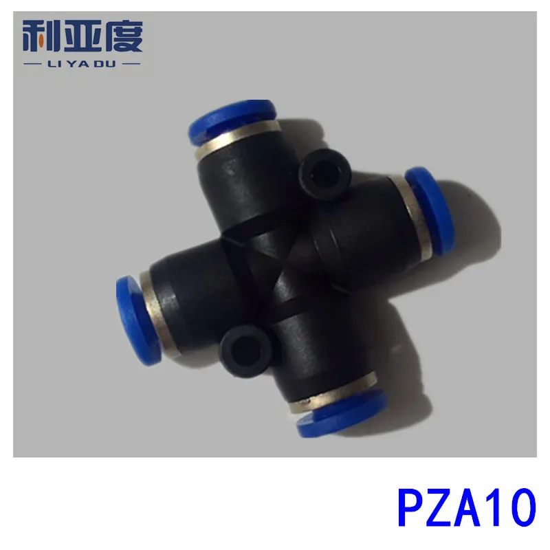 10 шт./лот PZA10 черные/белые Четырехсторонние пластиковые коннекторы