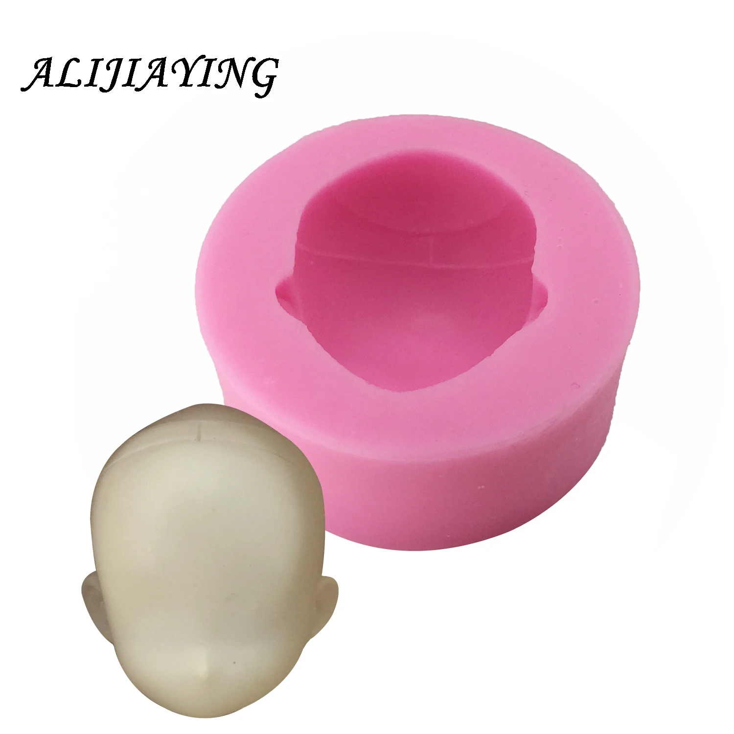 Baby Face Shape girl face cooking tools wedding decoration Silicone Mold DIY head Fondant Sugar Craft baking tools D0922