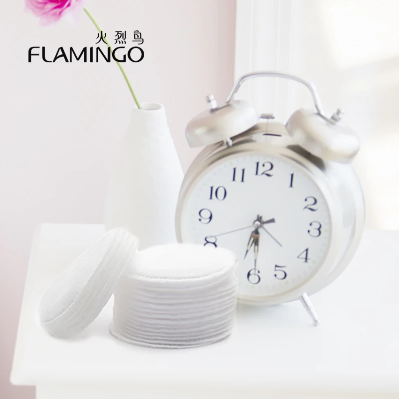 Фламинго 1 комплект/500 шт накладки из хлопка для макияжа чистый хлопок губка