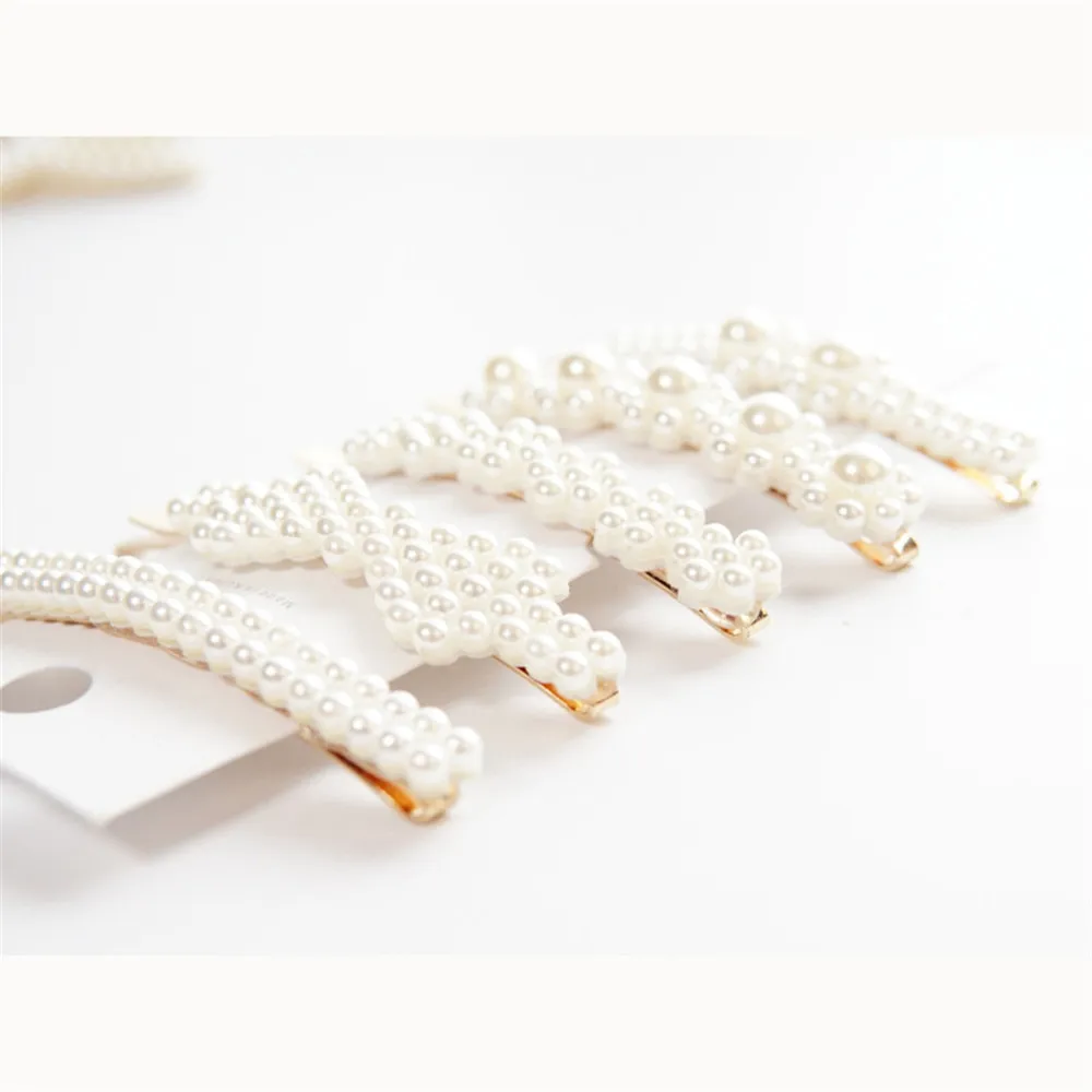 1 шт. модная шикарная женская заколка для волос с жемчугом девочек заколки