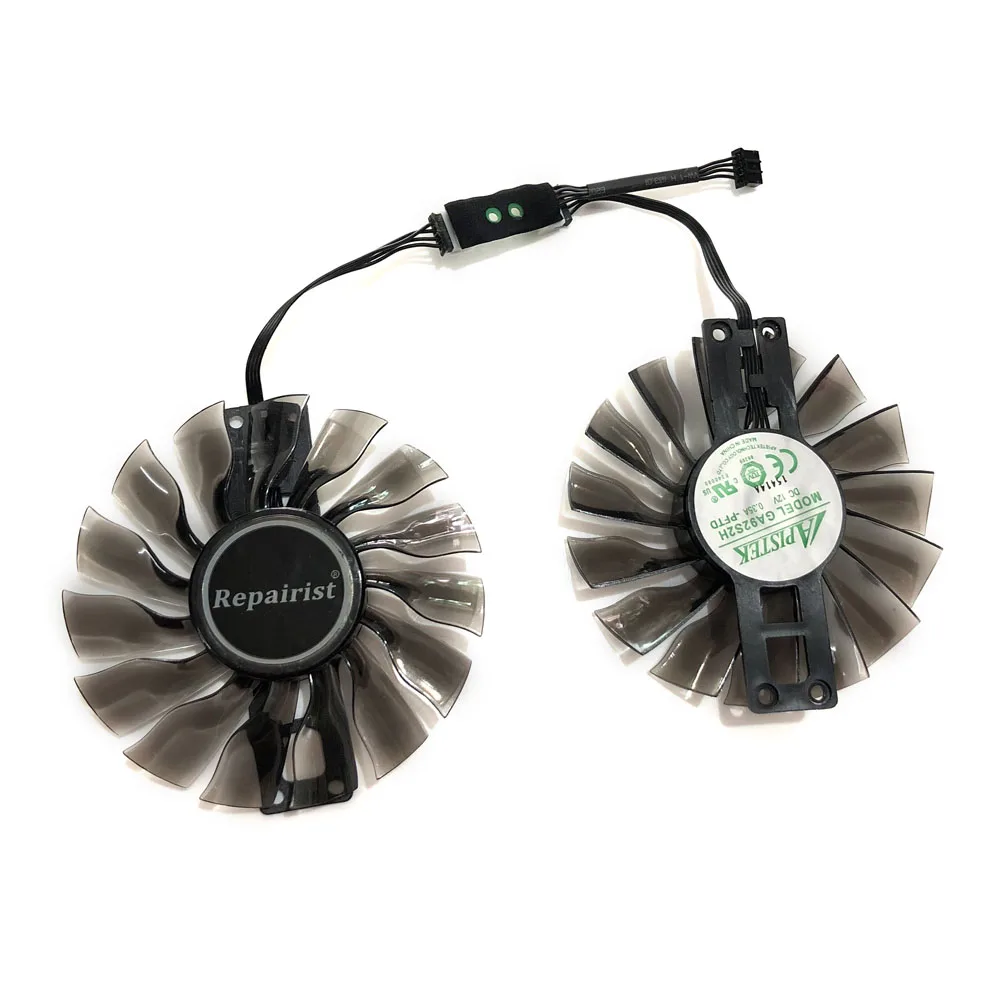 Кулер GPU для Maxsun GTX960/970 JetStream 2 шт./компл. FD9015U12S/GA92S2H GTX970 GTX960 вентилятор 90 мм замены