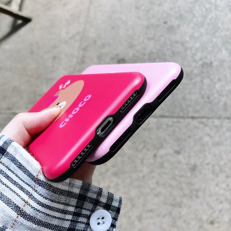 Модные чехлы для телефонов с милыми животными iphone 6 7 8 Plus X XS XR XSMAX Мультяшные пары