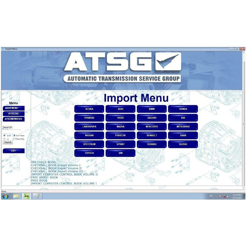 Горячая Распродажа программного обеспечения для ремонта авто ATSG (информация об
