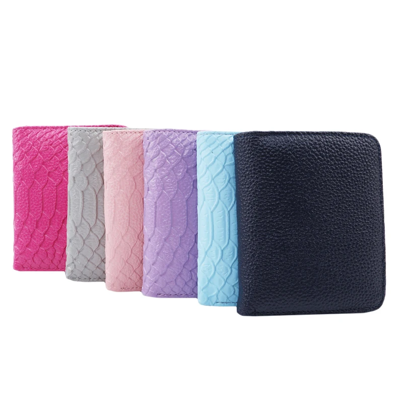 Кошелек женский из мягкой искусственной кожи с короткой пряжкой|Женские
