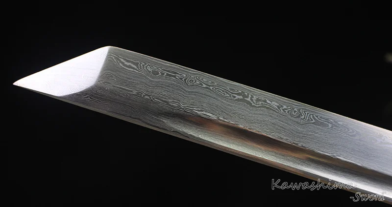 

Fantasy Handmade Katana Folded Steel Straight Samurai Sword Real Red Rose Wood Brass Fitting Full Tang Sharpness Supply