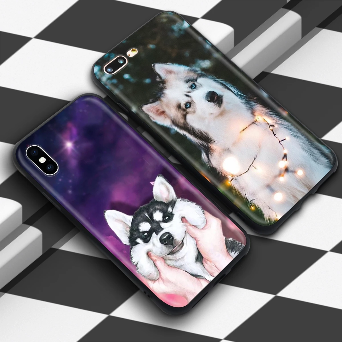 Чехол Lavaza с изображением Хаски для iPhone 12 mini 11 Pro XS Max XR X 8 7 6 6S Plus 5 5s se|Бамперы| |