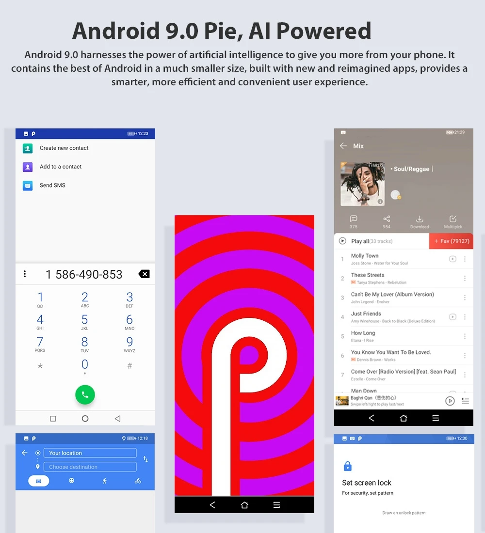 Смартфон Blackview A60 Pro экран Waterdrop 6 088 дюйма MTK6761 3 ГБ 16 Android 9 0 4080 мАч сканер отпечатка