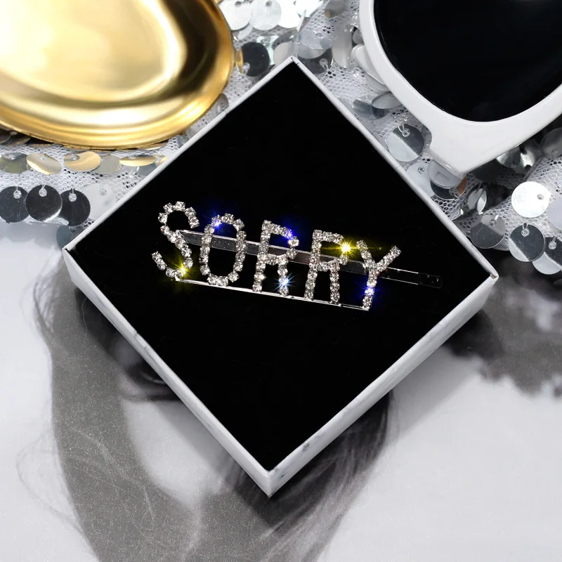 Заколки для волос с кристаллами 2 шт. заколки украшения женщин 2019|Украшения волос|