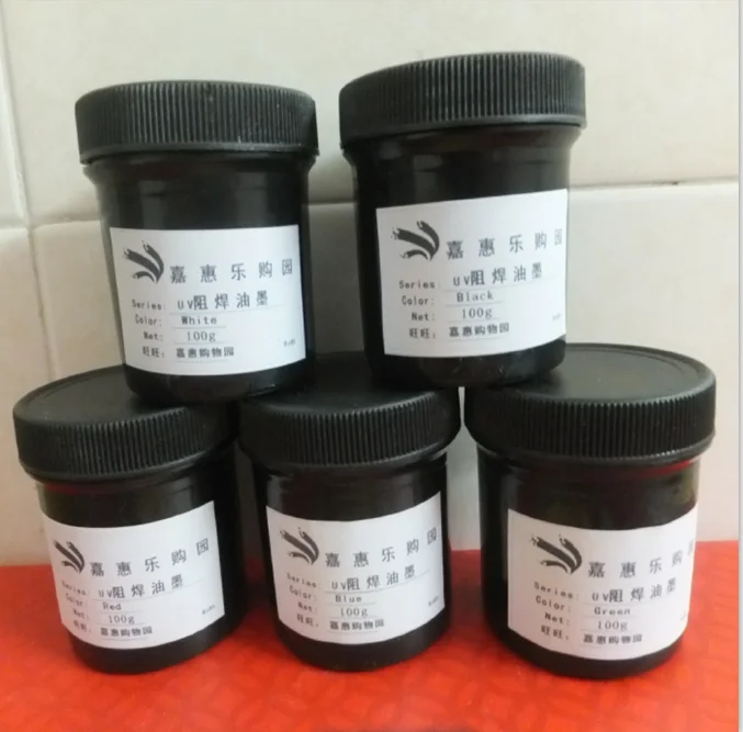 Зеленый пайки печатных плат с сопротивлением пайке UV светильник Твердые чернила