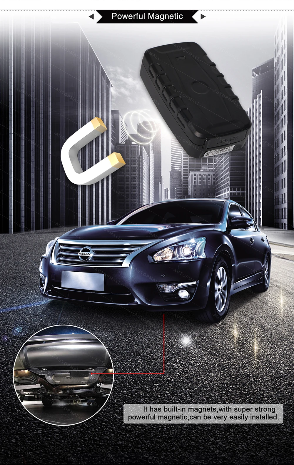 Автомобильный gps трекер LK209B устройство слежения автомобиля gps локатор GSM GPRS трекер 120 дней в режиме ожидания мощный магнит водонепроницаемый