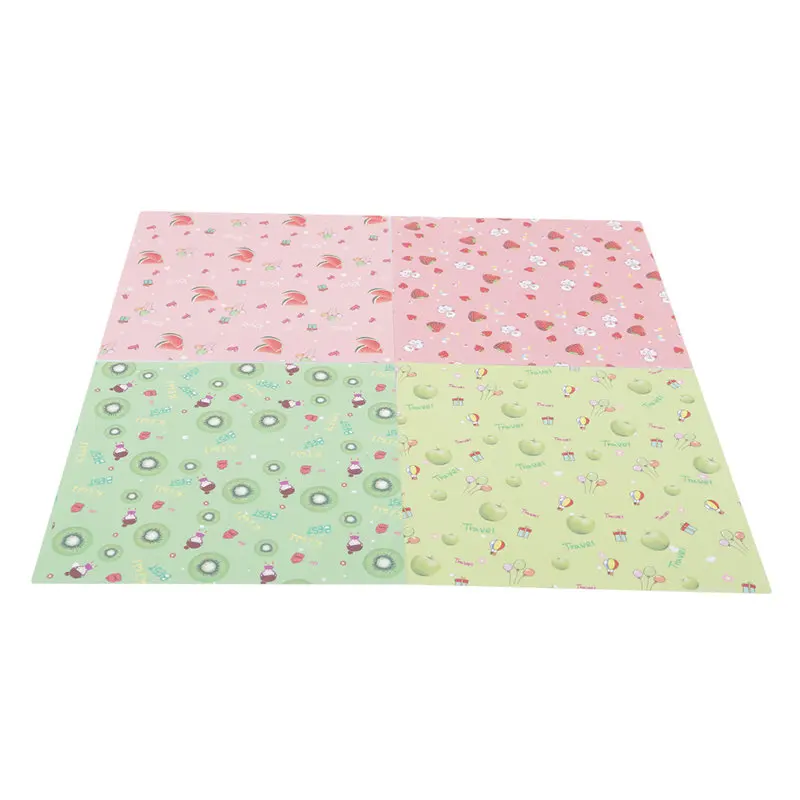 Бумажные узоры для рукоделия разноцветная складывающаяся бумага с цветочным