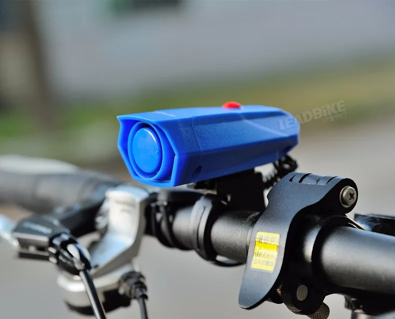 Leadbike Новые велосипедные электронные гудки с 2 светодиодный светильник 6 звуков велосипедный руль кольцо колокольчик рог велосипед воздушная сигнализация
