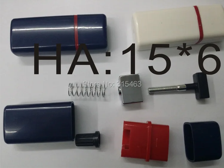 5 шт. плоская форма 15x6 мм пружина(Y N 2 типа) микс держатель штемпельная оболочка+ 7 мм резиновая накладка для фоточувствительного портретного фоточувствительного штамповочного уплотнения