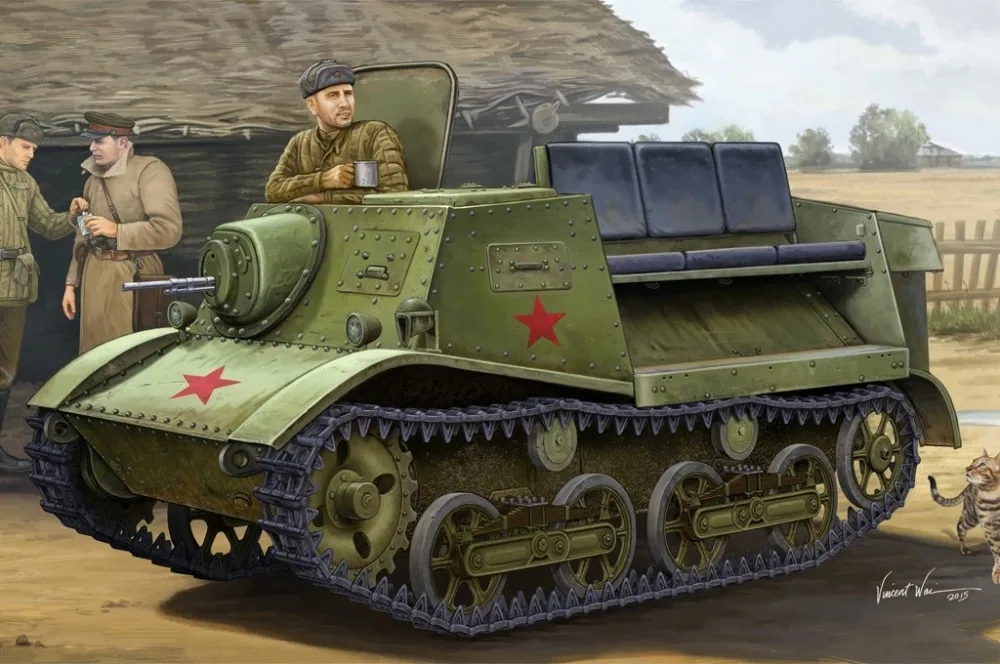 HobbyBoss модель 83847 1/35 советского T 20 бронированный трактор Комсомолец 1938|tractor