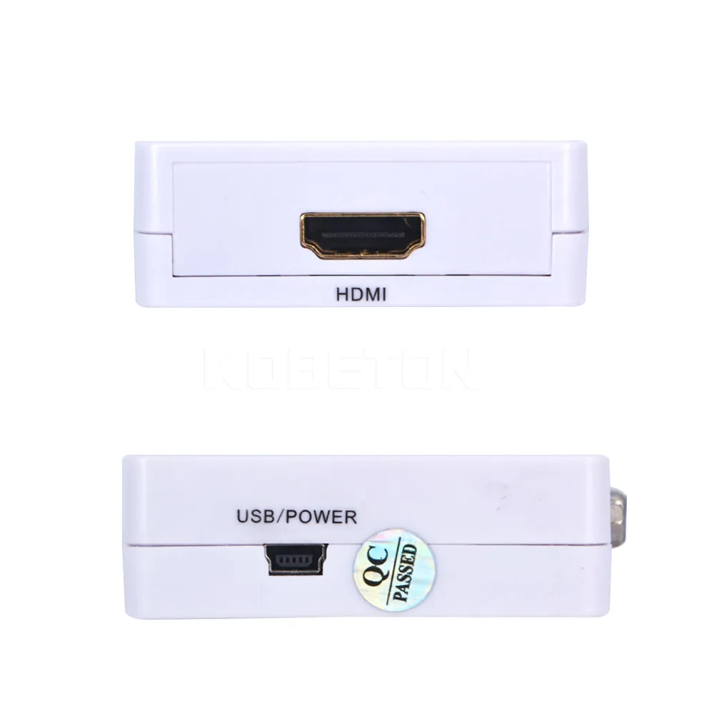 Kebidumei новейший мини 1080 P адаптер преобразователь разъем с Аудио HDMI совместимый VGA