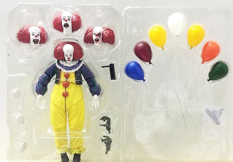 Экшн фигурка клоуна NECA 1990 из фильма пеннивайз Джокер старое издание игрушки