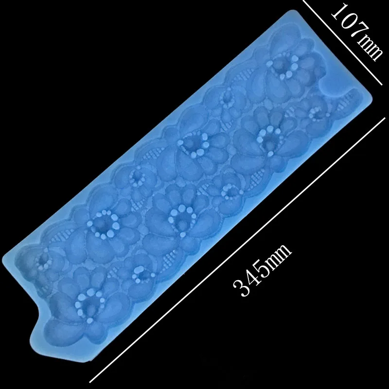 Minsunbak новая кружевная силиконовая печатная форма для свадебного торта тисненый