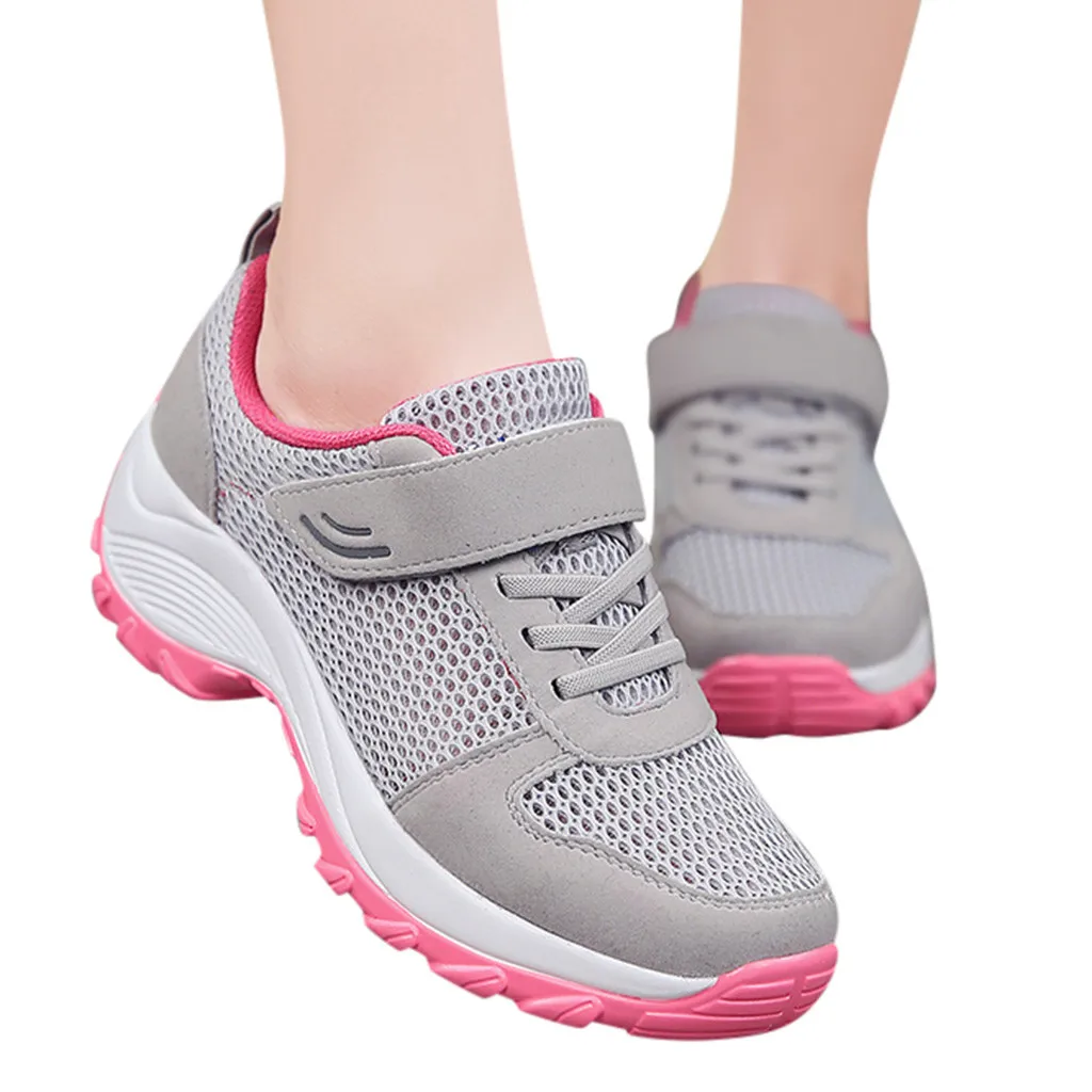 Женские теннисные кроссовки Tenis Feminino воздухопроницаемые из сетчатого материала