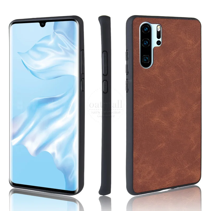 Модный чехол-накладка из искусственной кожи для Huawei P30 PRO / lite легкий силиконовый