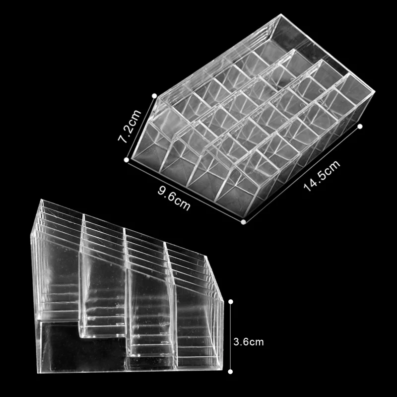 24 держатель для помады подставка дисплея прозрачный акриловый косметический