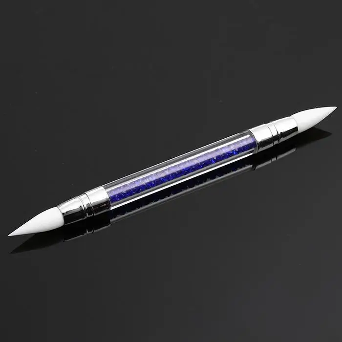 Кисть художественный скульптурный гель для ногтей полые ручки магазин выбивает магазин маникюра инструменты для дома салон и т. д. голова резьба силикон DIY