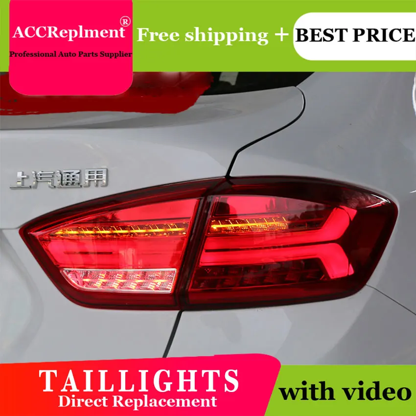 

4PCS Car Styling for Chevrolet Cruze Taillights 2016-2018 for cooper LED Tail Lamp+Turn Signal+Brake+Reverse LED light