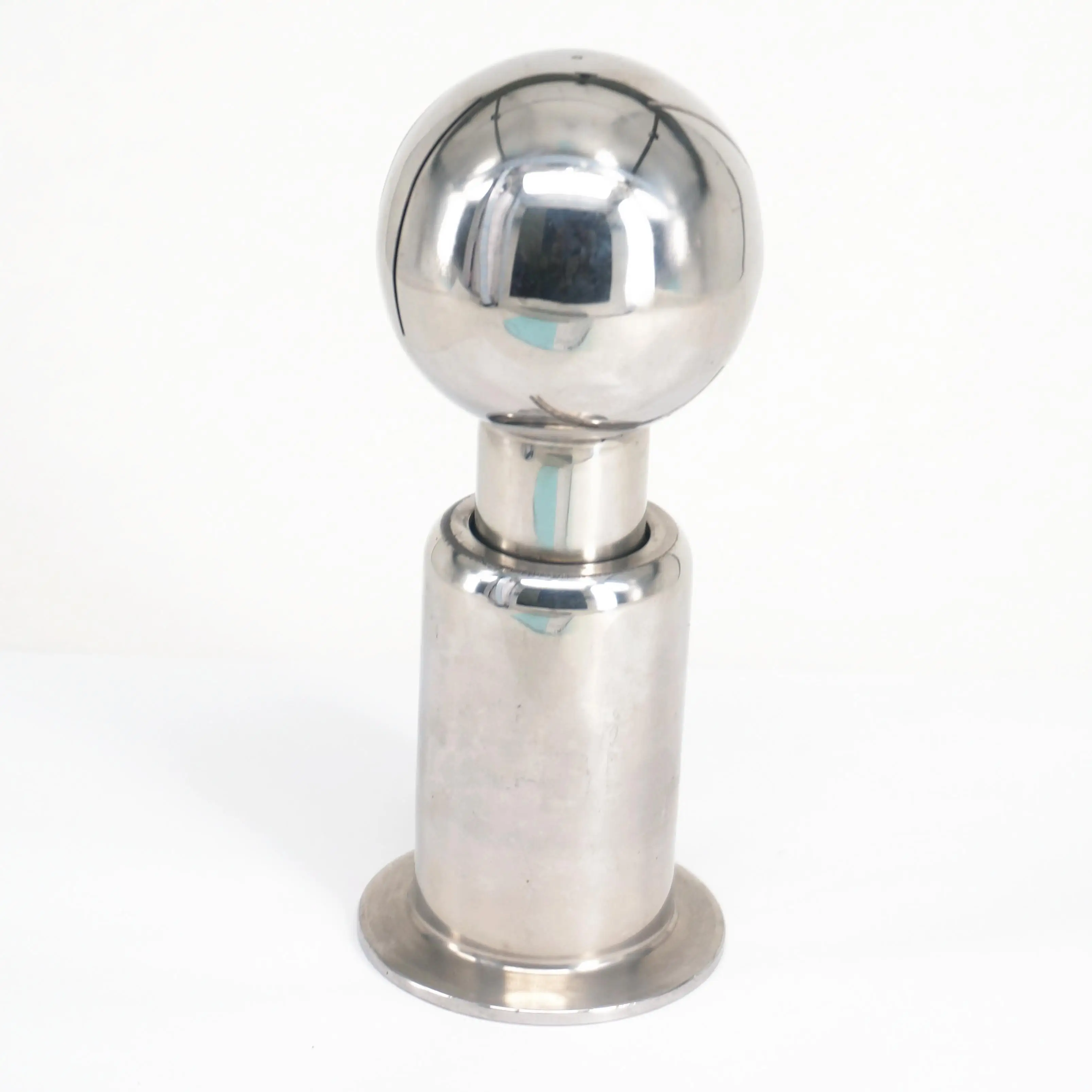 Вращающийся распылительный шар из нержавеющей стали SS304 2 дюйма тройной зажим