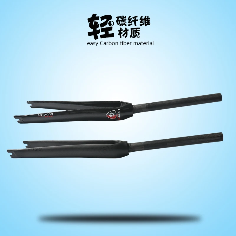 New Road Bike Carbon Fork 700C*28.6mm Bicycle Forks Fixed Gear Track Front 3K 12K UD Glossy Matte | Спорт и развлечения