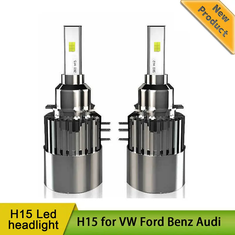 2 шт. Автомобильные светодиодные лампы H15 для Ford Edge Explorer VW Audi BMW Golf 7|error free|car headlightdrl