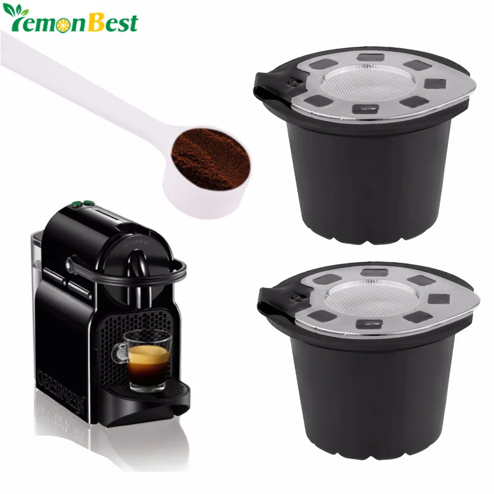 2 шт. многоразовые кофейные капсулы для Dolce Gusto|cup with|cup cupscup with spoon |