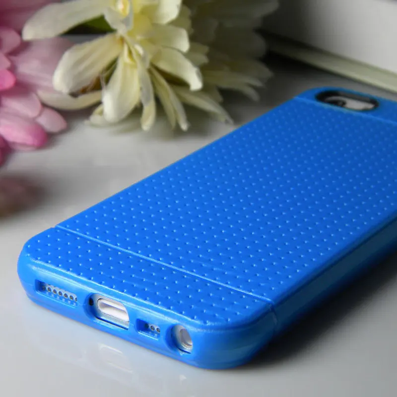 Резиновый мягкий чехол из силикона и ТПУ для iPhone 5 5S 5SE матовая поверхность