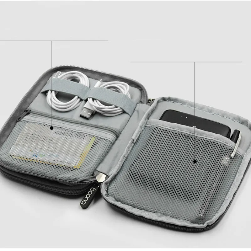 Мужской кошелек с ремешком сумочка органайзер для ноутбука телефона USB кабель