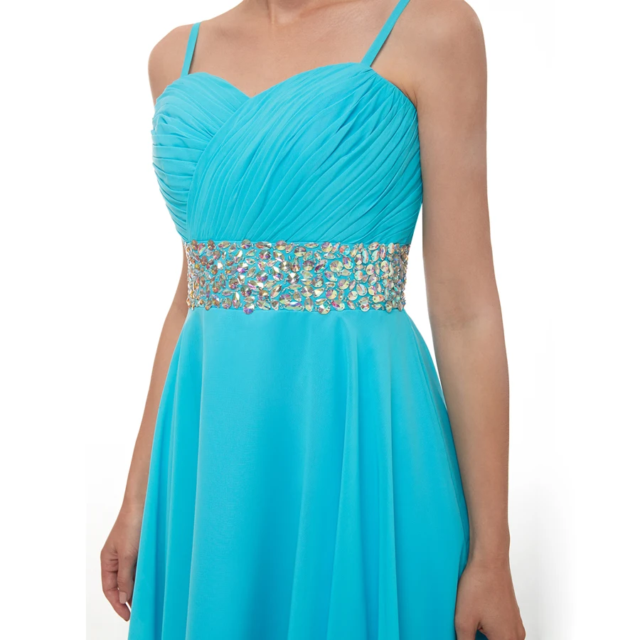 Vestido De Noche Милая трапециевидная талия с Блестящие кристаллы мини короткое