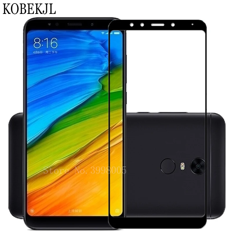 Защита экрана для Xiaomi Redmi 5 Plus закаленное стекло защита полное покрытие пленка 99