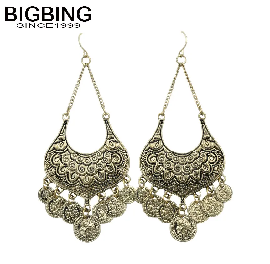 Ювелирные изделия S047 BIGBING модные ювелирные с золотым цветком монеткой Женская