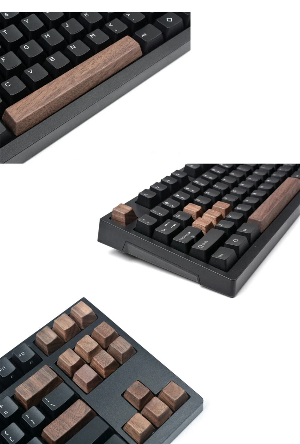Walunt wood keycap oem профиль для механической клавиатуры mx R4 R3 R2 R1 WASD клавиши со стрелками 6.25u пробел