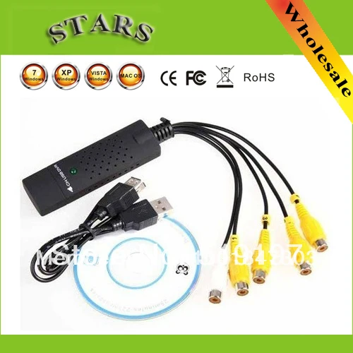 4 канальный адаптер для видеосъемки USB2.0 DVR система видеонаблюдения поддержка Window